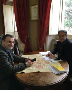 Fausto Pepe con il professor Marazzi