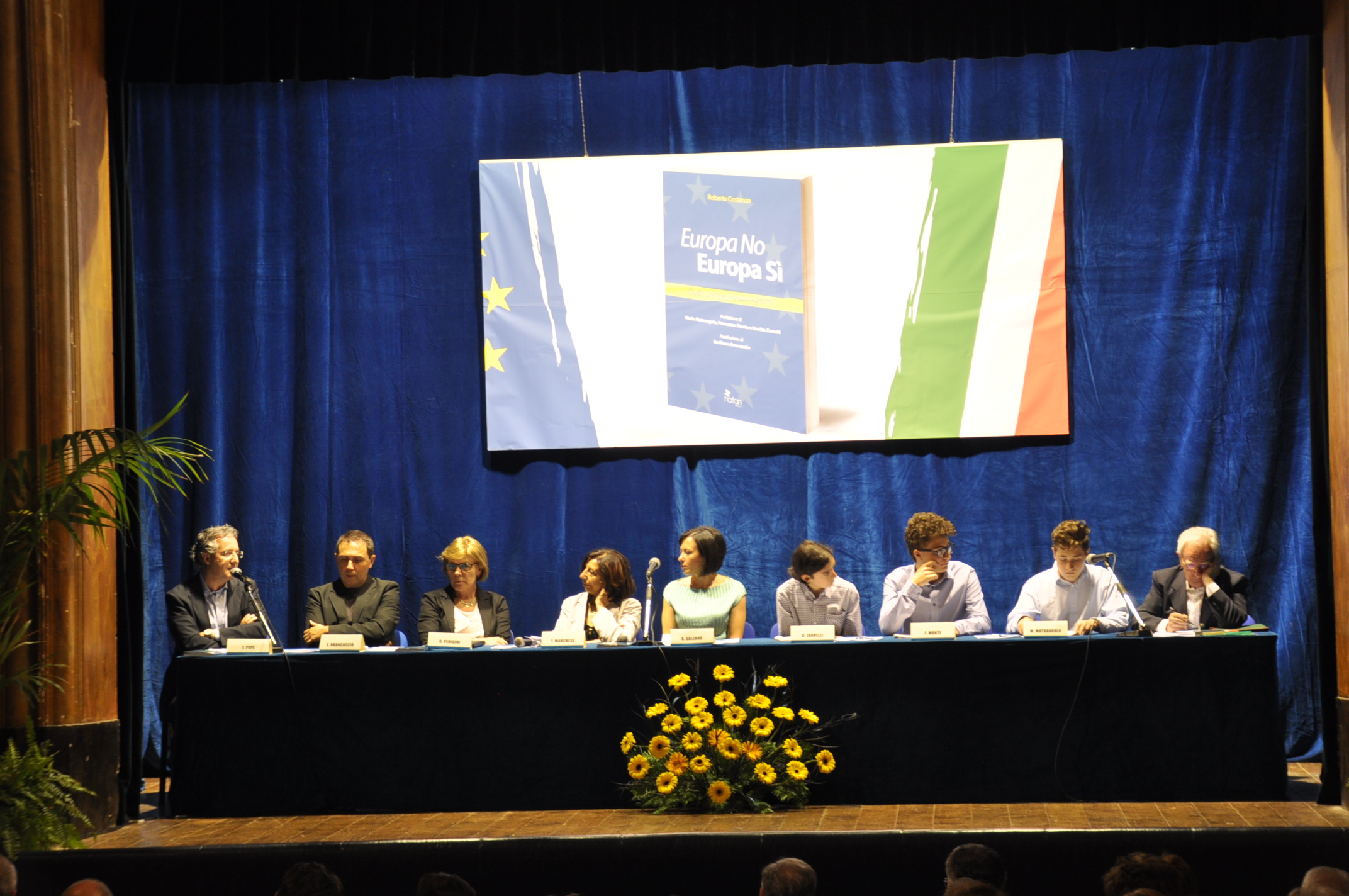Presentazione del libro di Roberto Costanzo, Pepe: “No all’euroscetticismo, ma basta austerity”