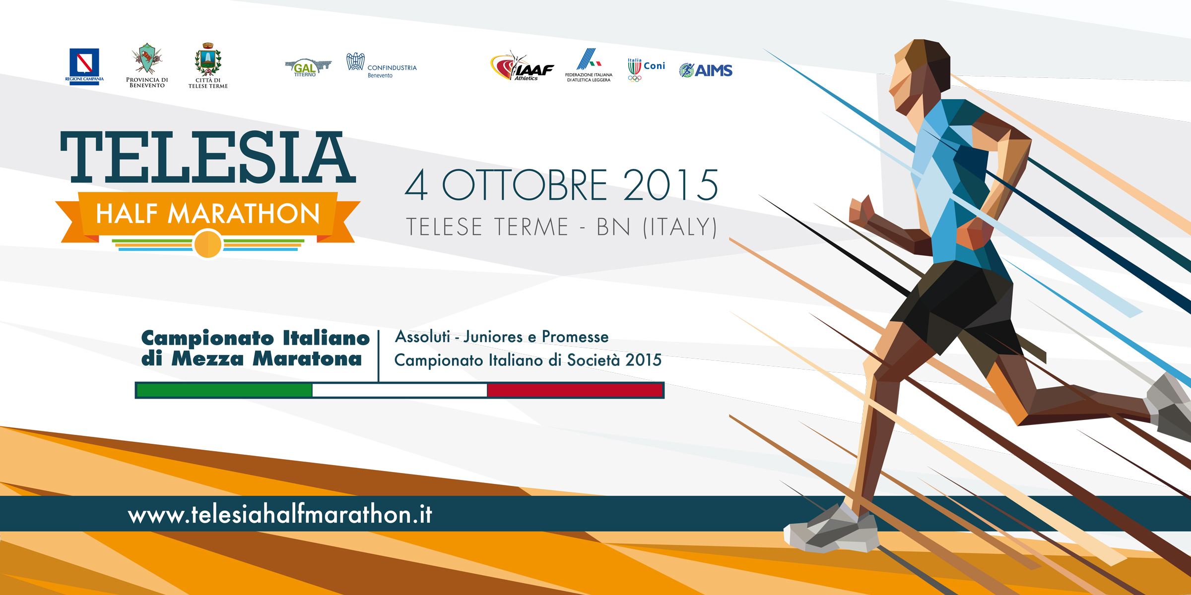 Ufficializzata la data del Campionato Italiano 2015 di Mezza Maratona a Telese Terme