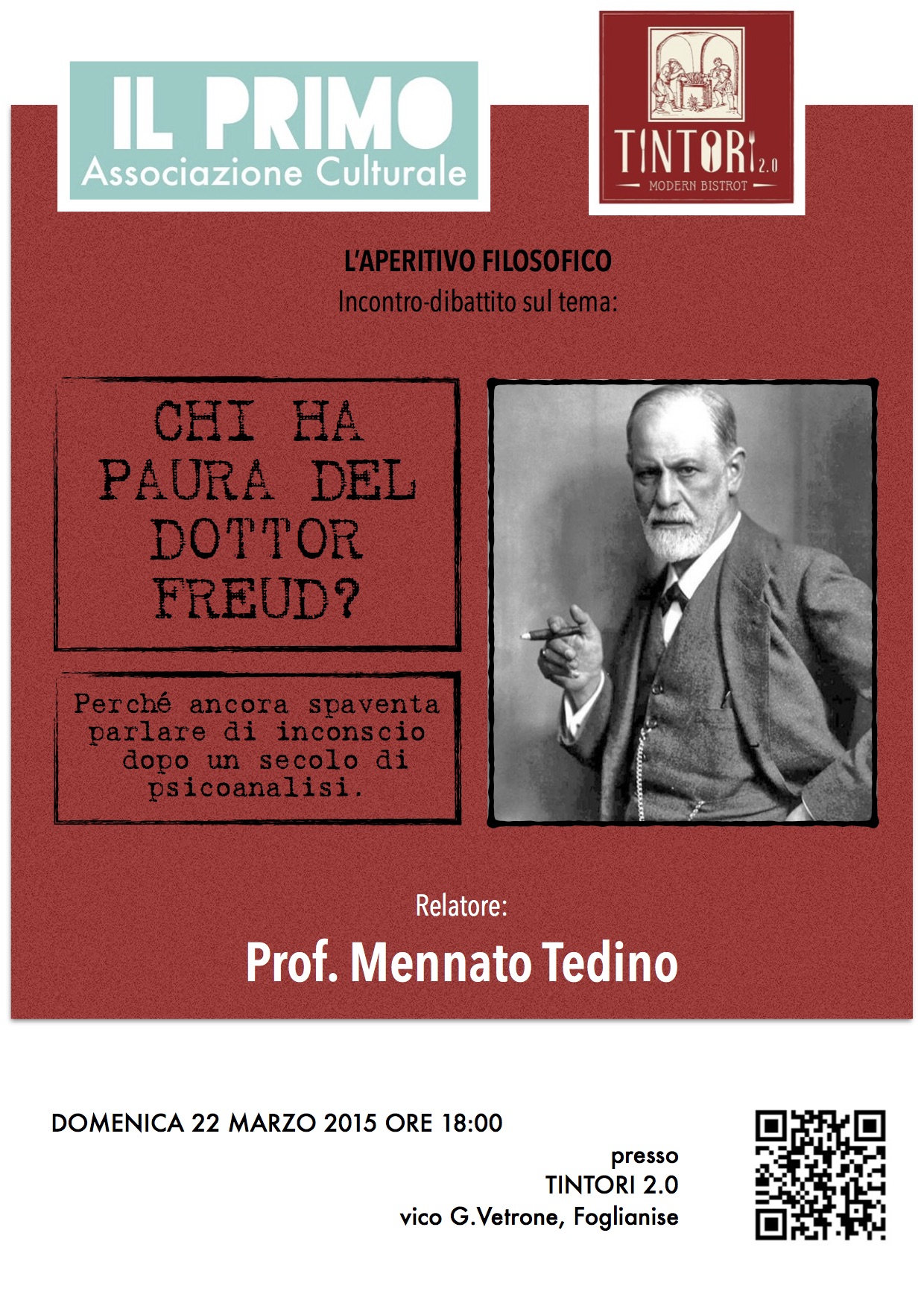 Domenica nuovo appuntamento con l’Aperitivo Filosofico al Tintori di Foglianise