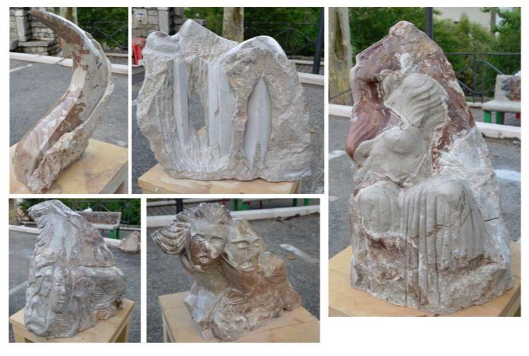 Sempertégui Paèz è la vincitrice del Simposio di Scultura di Vitulano
