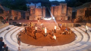 Ieri presentazione di ‘Orestea’ in prima nazionale sabato per gli spettatori di ‘Benevento Città Spettacolo’