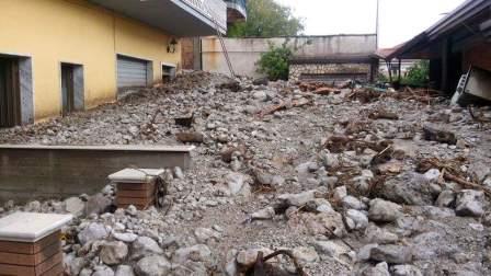 Nubifragio, Paupisi in ginocchio. L’appello dell’Amministrazione Comunale