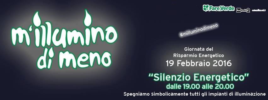 ‘M’illumino di meno’, Fare Verde Sannio invita i cittadini a spegnere le luci dalle 19 alle 20