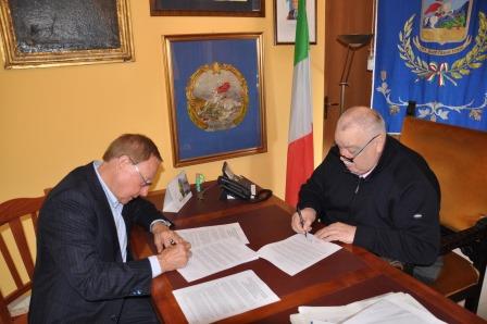 Siglato protocollo tra Provincia e i Sanniti del South Australia per la ricostruzione della palestra del Rampone