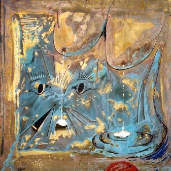 Le lamiere fiorite dell’artista sannita Vallone in esposizione a Piacenza