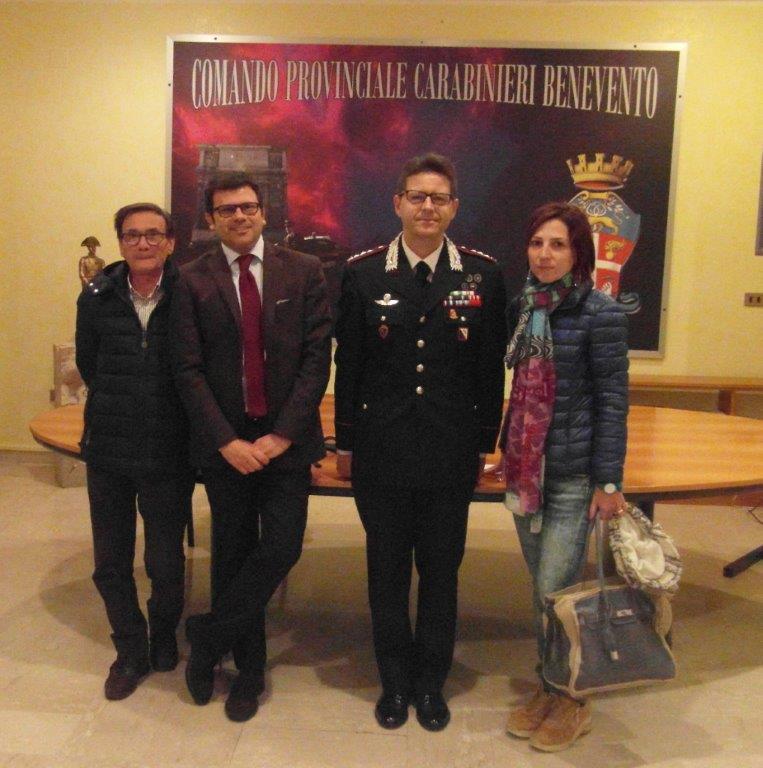 Incontro tra Associazione Libera e Carabinieri; attivato spotrello anitiraket ed antiusura