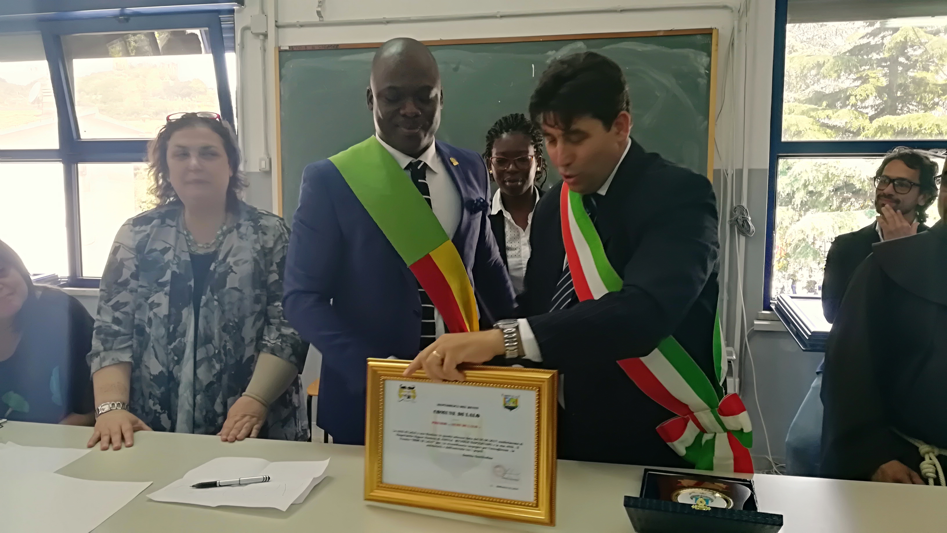 Il Sindaco del Benin in visita ad Airola