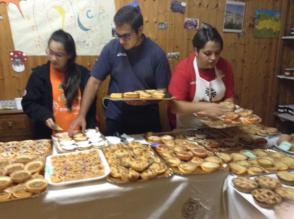 Lo stand dell’Ac di Cusano Mutri alla ‘Sagra dei Funghi’