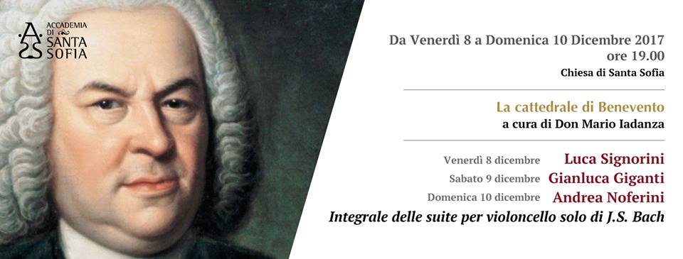 “Santa Sofia in Santa Sofia”: tre solisti d’eccezione per l’integrale delle suite per violoncello solo di Bach