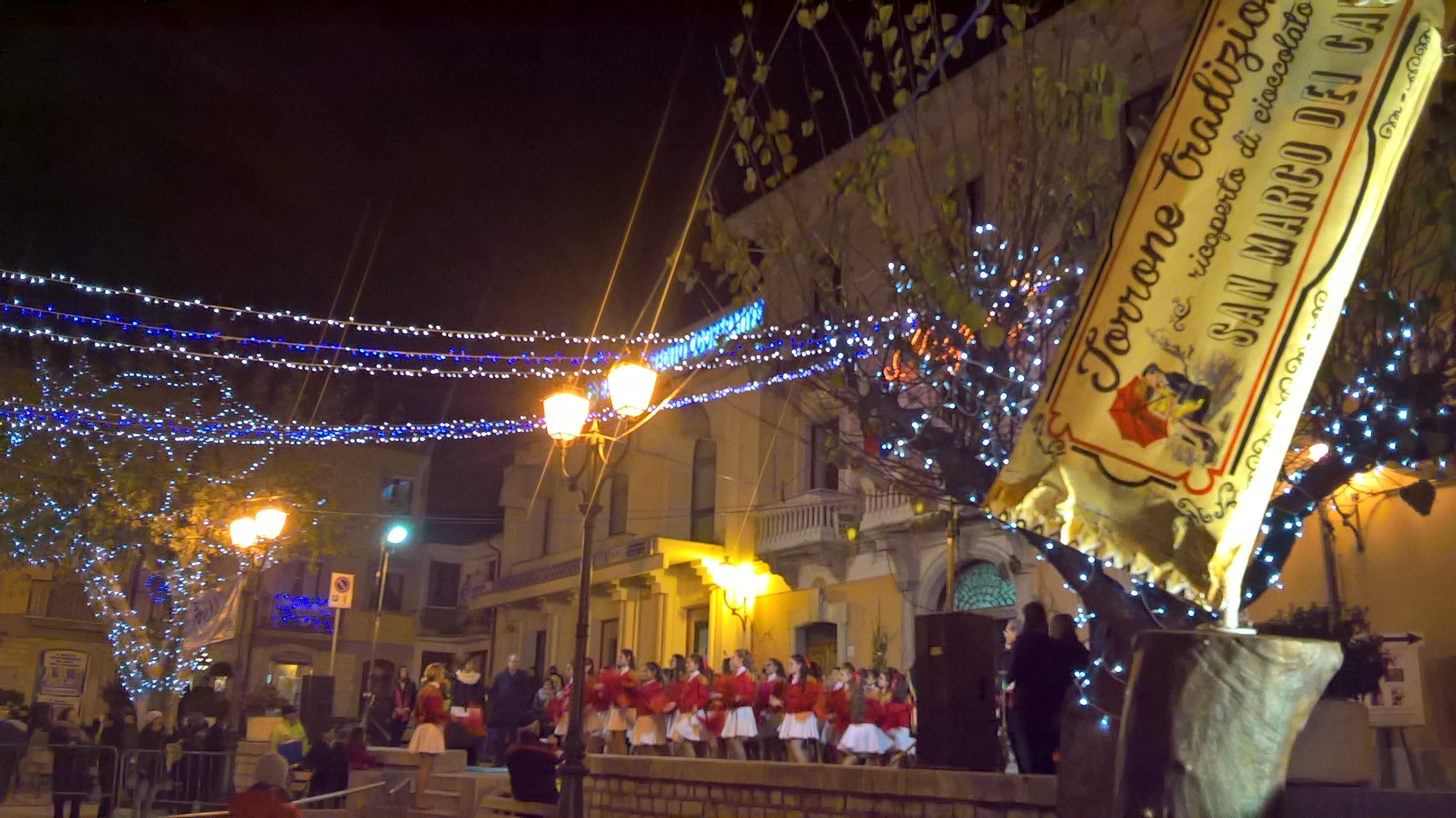 “Sua maestà” il Croccantino protagonista dell’inaugurazione della Festa del Torrone di San Marco