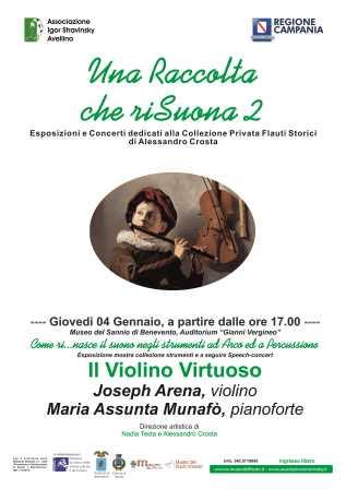 Al Museo del Sannio di Benevento mostra e concerti dedicati ai flauti storici di Alessandro Costa