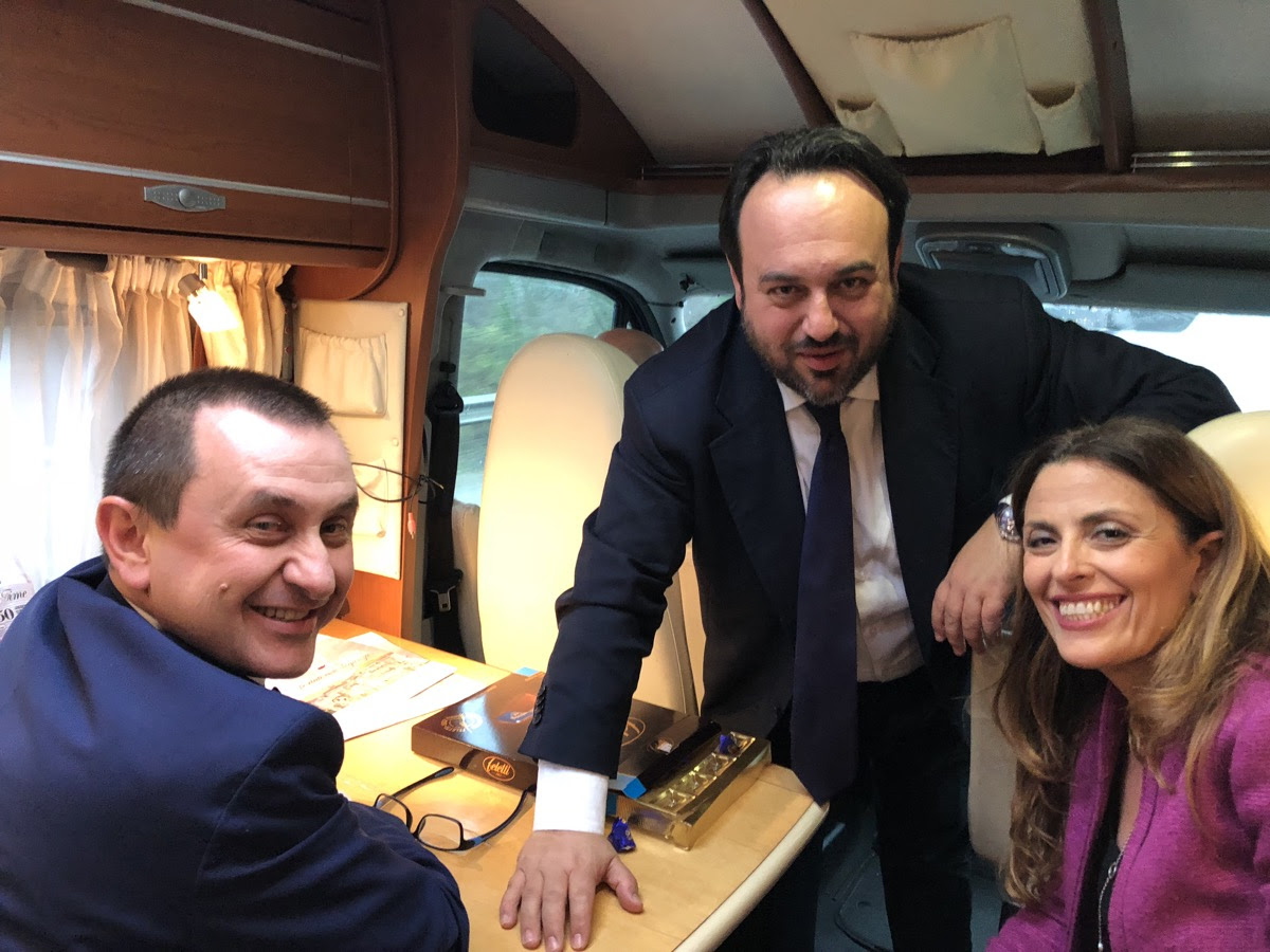 Politica, è partito il tour di Carmine Valentino con Ettore Rosato