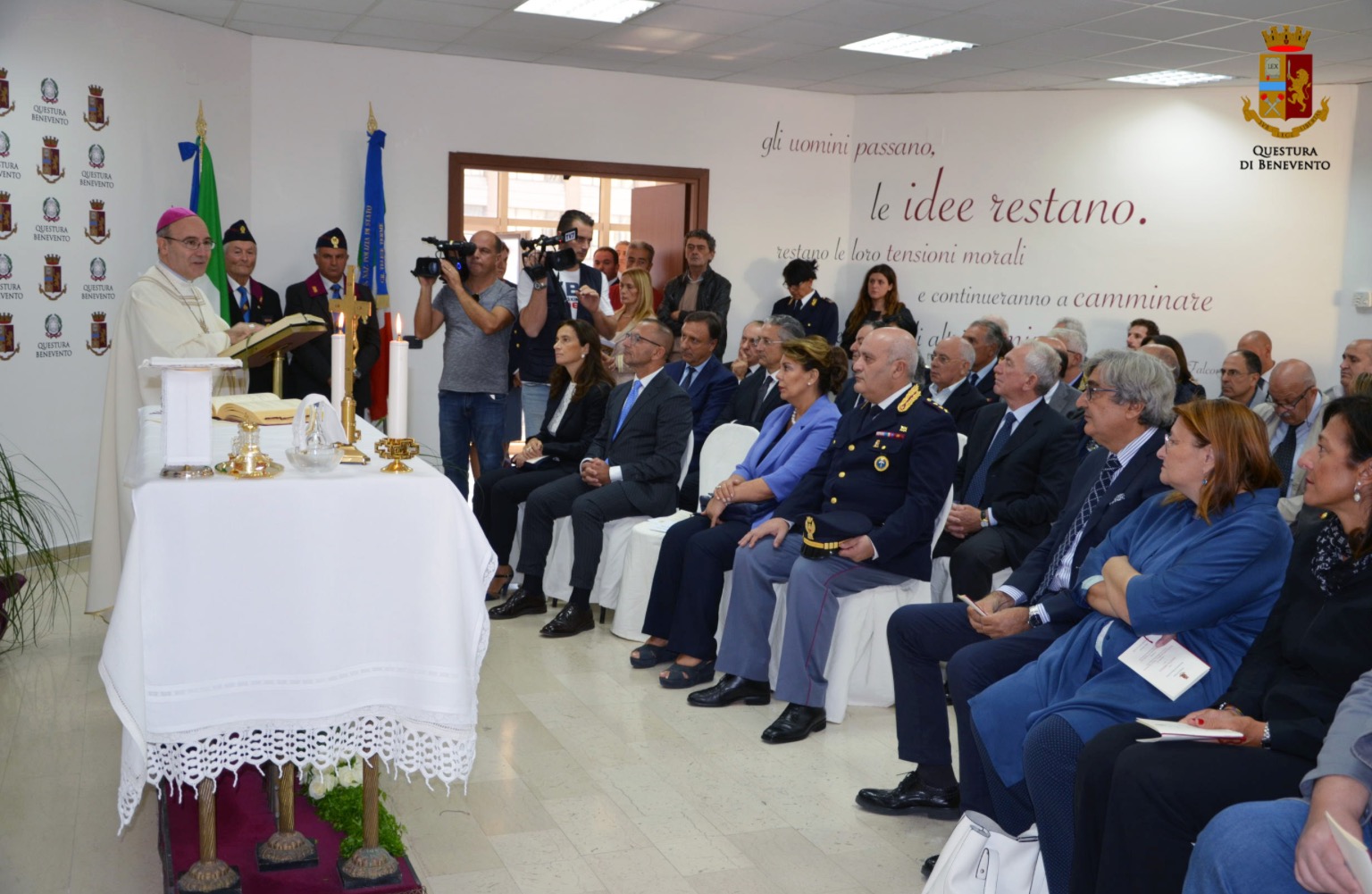 Inaugurata la sala conferenze della Questura di Benevento nella Festa del patrono San Michele
