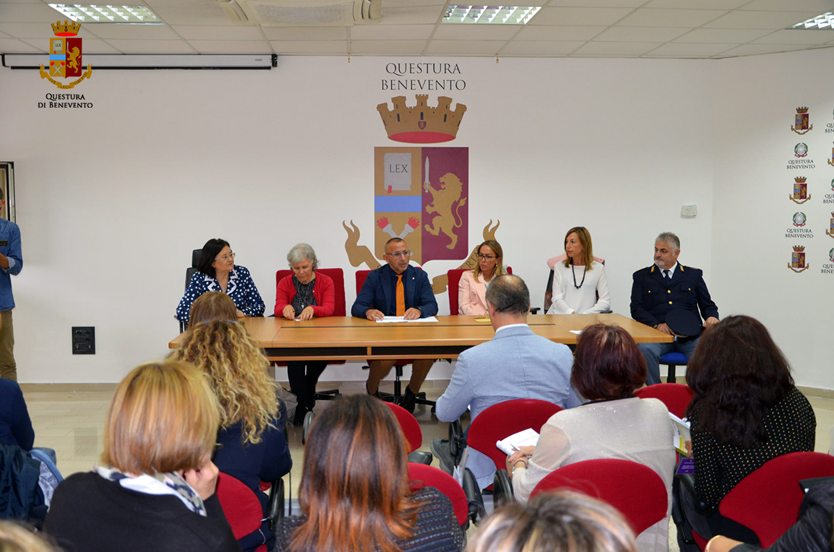 Il Questore di Benevento ha presentato i progetti di legalità per l’Anno Scolastico 2018/2019