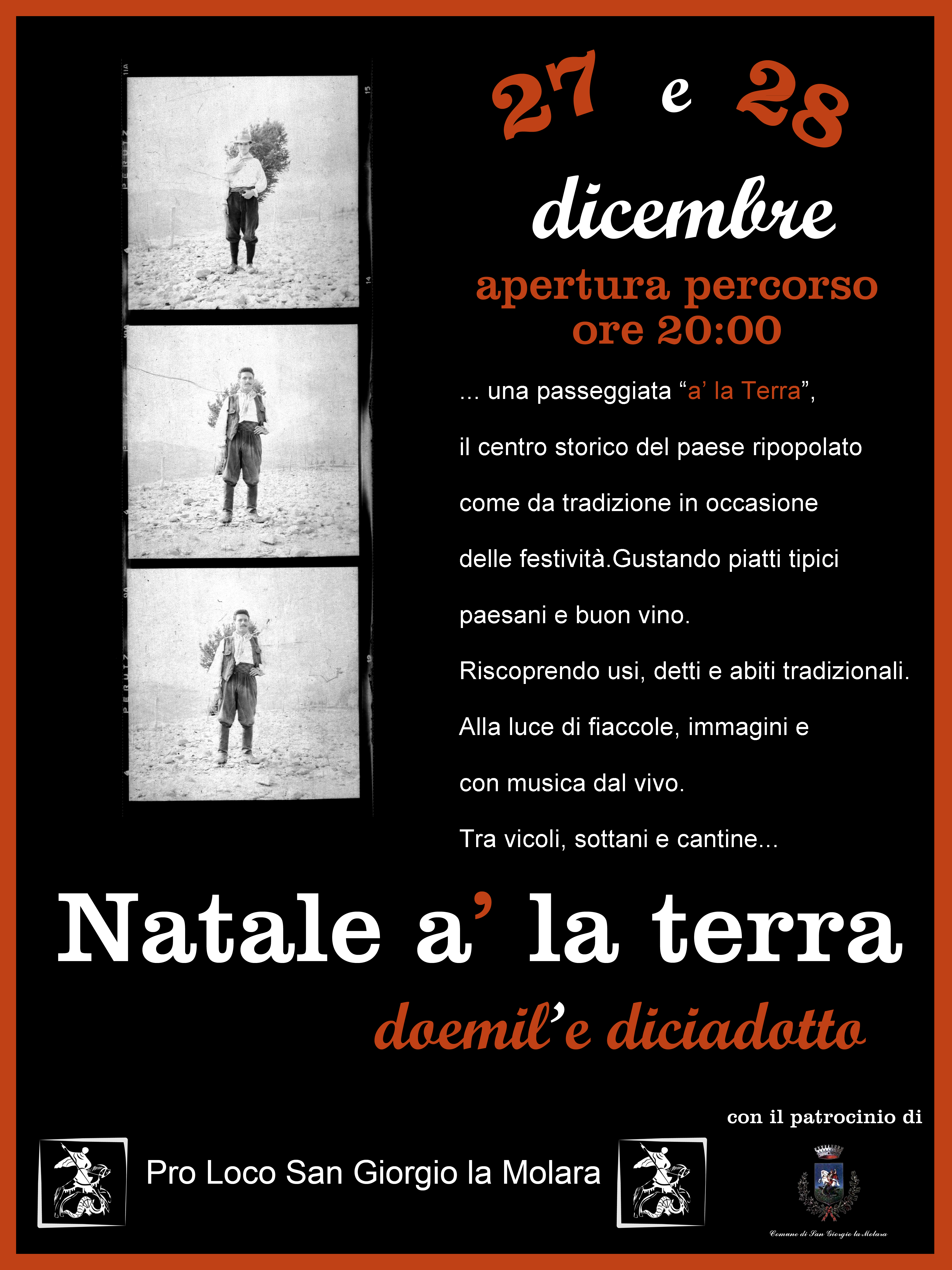 Il 27 e il 28 dicembre, a San Giorgio La Molara, XXIV edizione di “Natale A’ La Terra”