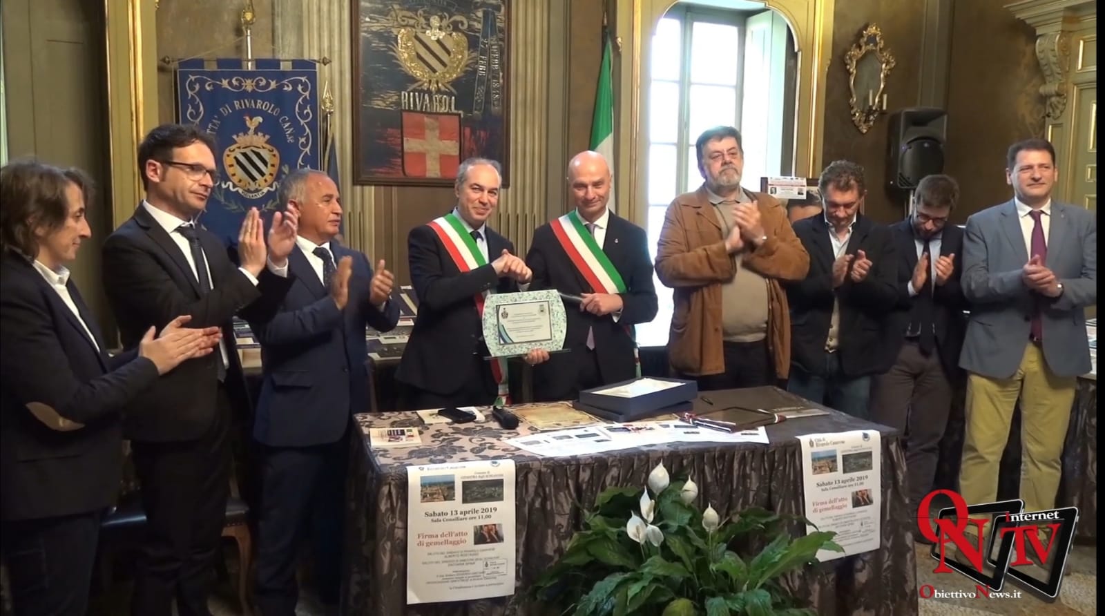 Gemellaggio tra Ginestra degli Schiavoni e Rivarolo Canavese