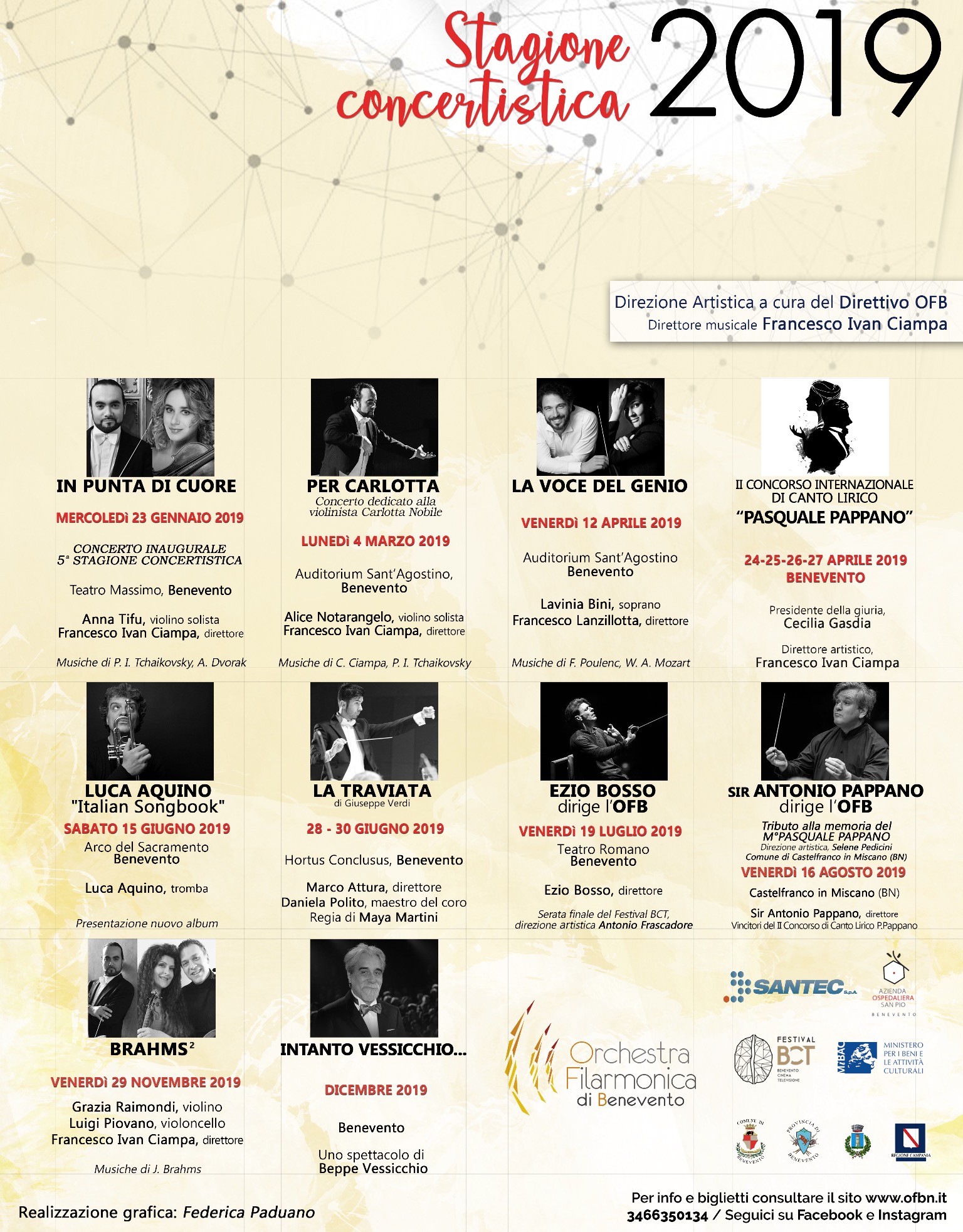 L’Orchestra filarmonica di Benevento annuncia la Stagione concertistica 2019