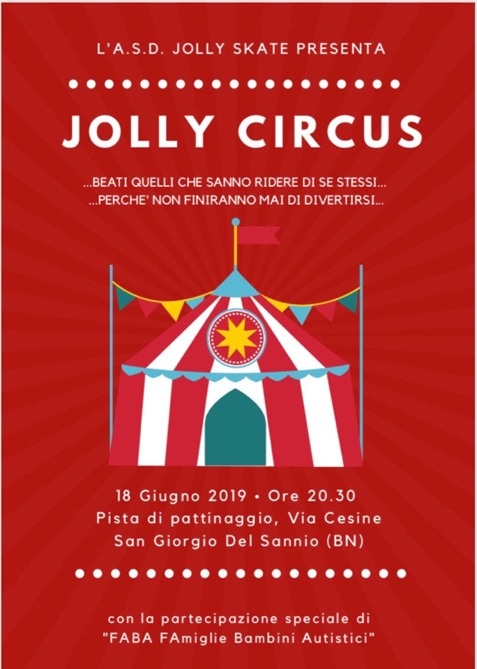 Magiche atmosfere circensi al saggio della Jolly Skate di martedì 18 giugno a San Giorgio del Sannio