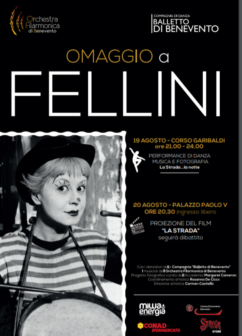 ‘Omaggio a Fellini’, ecco il programma della kermesse beneventana