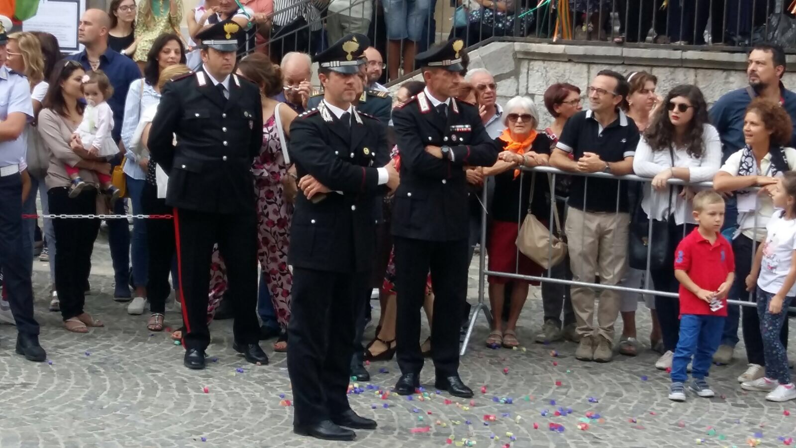 Il saluto del Capitano Francesco Altieri a Cerreto Sannita