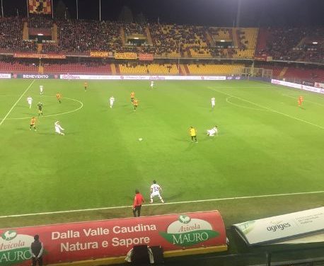 Il Benevento ritorna alla vittoria con Coda ed Improta, resta al comando solitario e cancella la debacle di Pescara