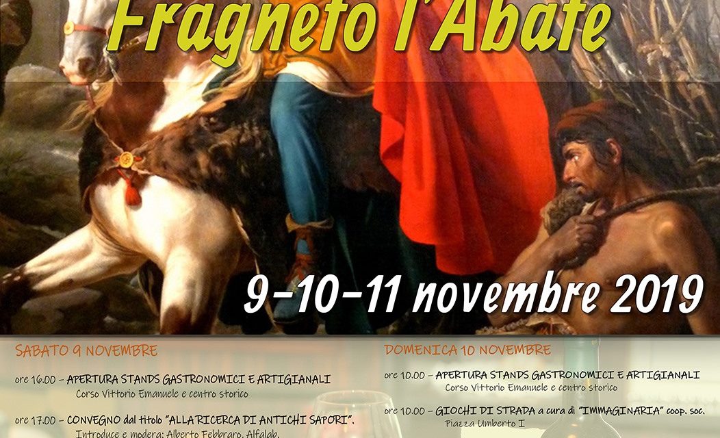 Nel centro storico di Fragneto l’Abate pizza, alici e vino per San Martino