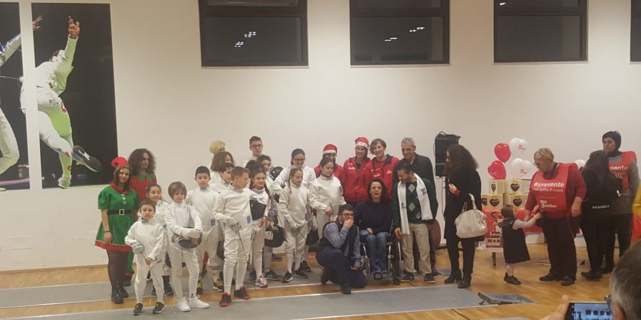 L’Accademia Olimpica Beneventana di Scherma sulla pedana per solidarietà