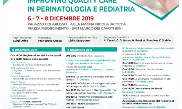 Ospedale San Pio di Benevento, il Ministro della Salute al congresso di medicina Perinatale e Pediatria
