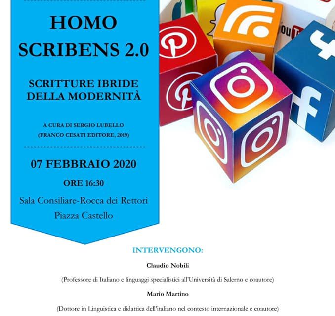 Si presenta domani, alla Rocca di Benevento, il volume ‘Homo scribens 2.0’