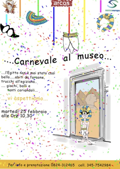 Il 25 febbraio carnevale per i piccini all’Arcos di Benevento