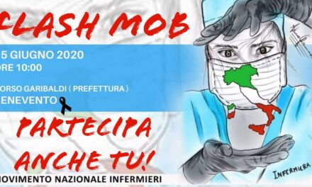 A Benevento, lunedì 15 giugno, flash mob degli infermieri