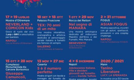 Mostra antologica su Manara alla Rocca di benevento dal primo ottobre prossimo