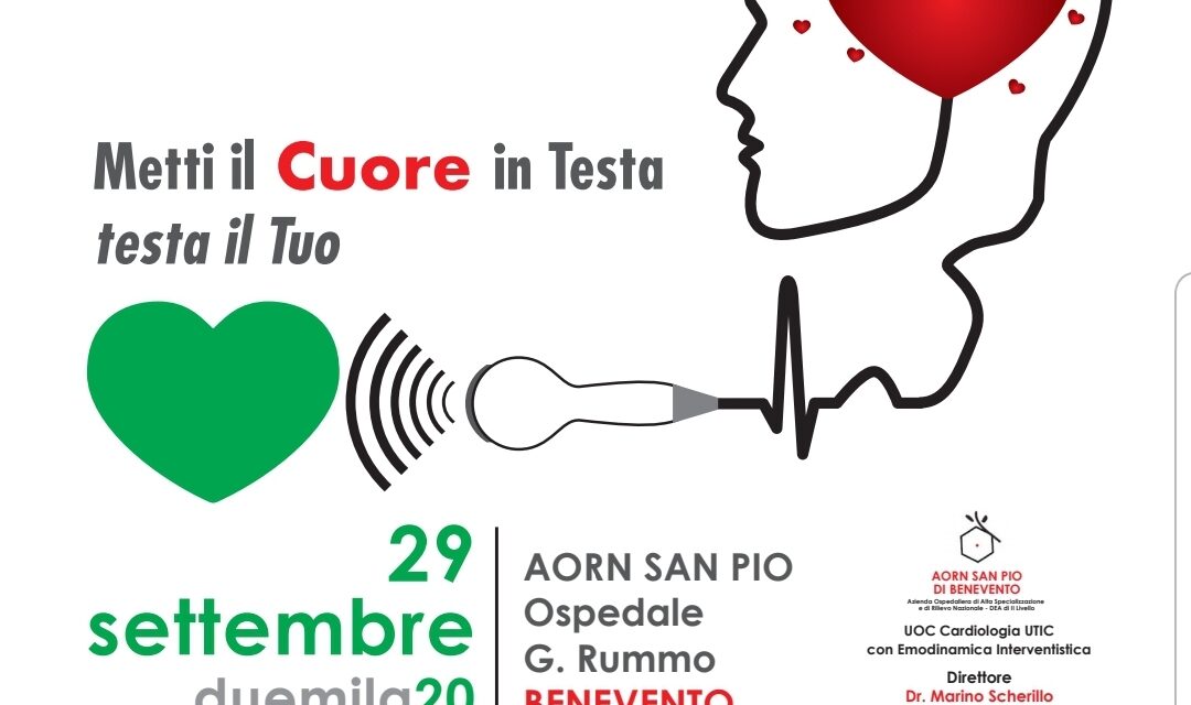 29 settembre Giornata Mondiale del Cuore, al San Pio ecocardiogrammi gratuiti