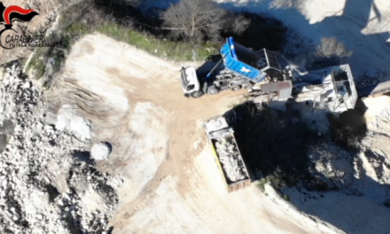 Attività di estrazione non autorizzata, azienda sequestrata