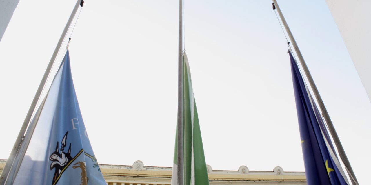 Provincia, bandiere a mezz’asta per la prematura scomparsa di Claudio Ricci