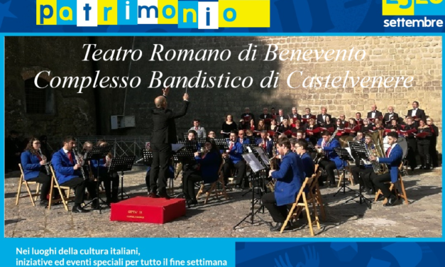 Benevento, Teatro Romano, aperture ed eventi serali il 25 ed il 26 settembre