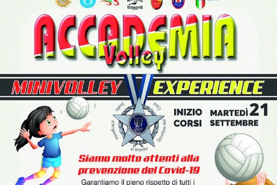 Accademia: la pallavolo torna ai bimbi. Voucher per i più bisognosi