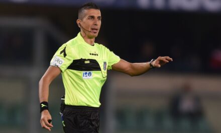 Benevento-Parma, arbitra Marinelli di Tivoli