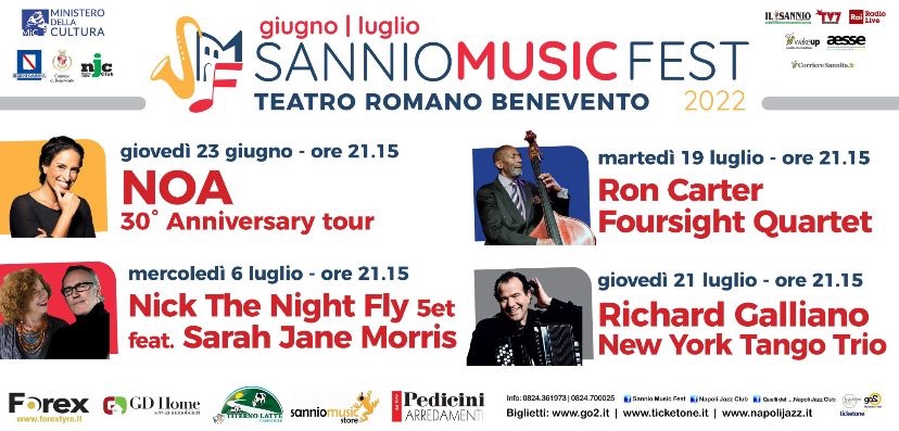 Il jazz bussa alle porte del Sannio. Mercoledì presentazione del cartellone del Sannio Music Fest 2022