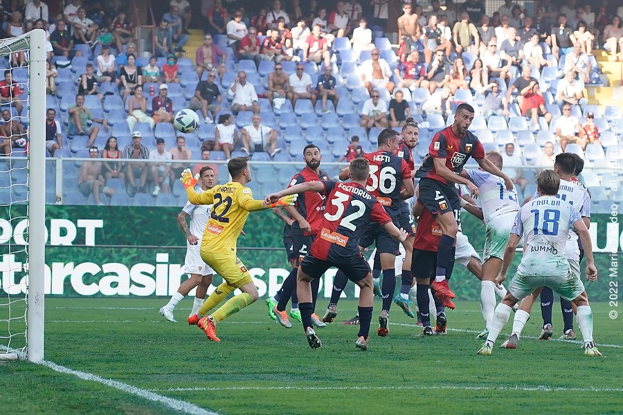 Benevento fuori dalla Coppa Italia: il Genoa si impone 3-2 a Marassi