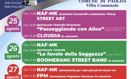 Da domani alla scoperta di Paolisi con il festival ‘I sentieri delle emozioni’