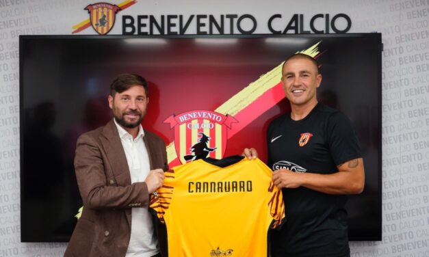 Benevento, c’è l’ufficialità: Fabio Cannavaro è il nuovo allenatore
