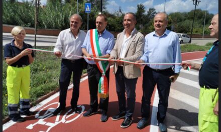 Benevento, inaugurate la pista ciclo pedonale Lungosabato Bacchelli e la ciclabile via dei Mulini/stazione Porta Rufina