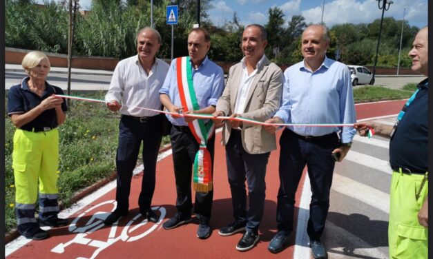 Benevento, inaugurate la pista ciclo pedonale Lungosabato Bacchelli e la ciclabile via dei Mulini/stazione Porta Rufina