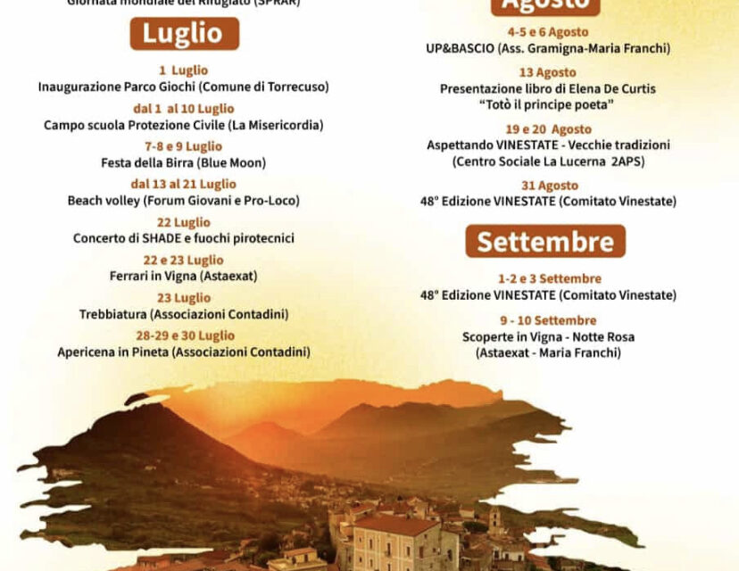 Torrecuso, al via gli eventi per l’estate 2023
