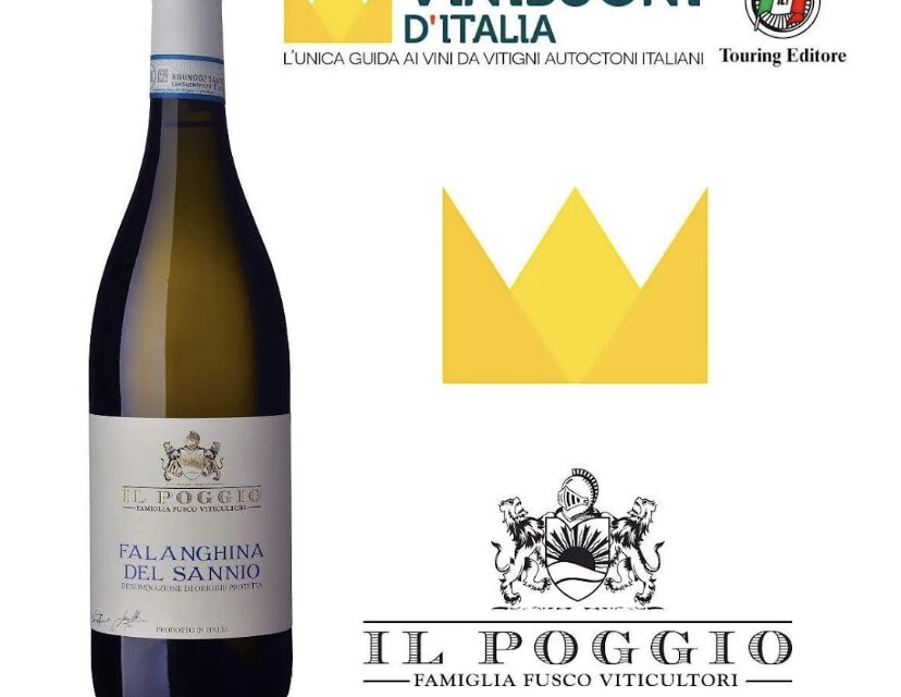 Alla Falanghina Dop de “Il Poggio” la Corona dei Vini Buoni d’Italia