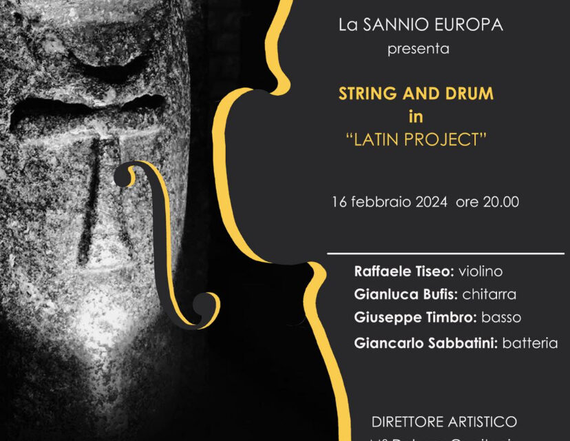 Venerdì 16 febbraio musica al Museo Arcos con ‘and Drum in Latin Project’