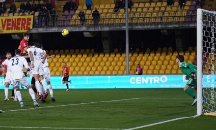 Capomaggio riacciuffa il Benevento: è solo 1-1 al Vigorito contro il Cerignola