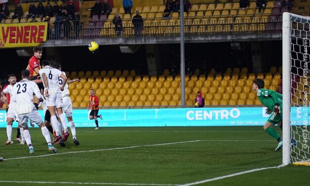 Capomaggio riacciuffa il Benevento: è solo 1-1 al Vigorito contro il Cerignola